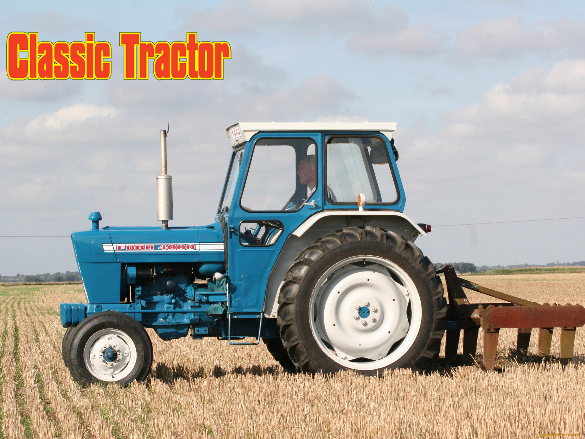 , , classic, tracktor, ford, blue
